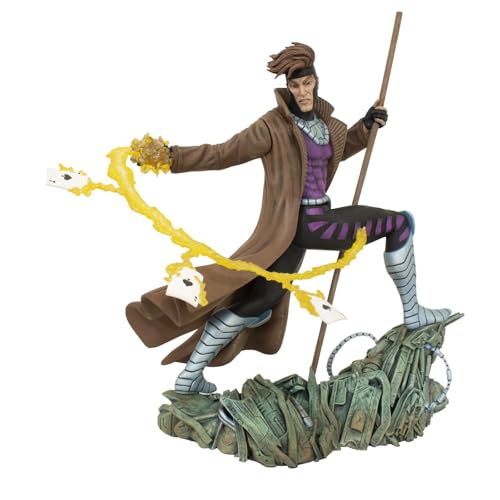 Diamond Select Gambit-Statue, Werfende Karten 25 cm von Diamond Select Toys