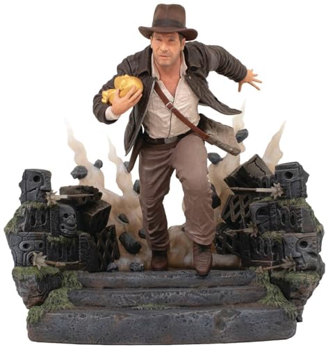 Diamond Select Indiana Jones 1 – Flucht mit Idol – Figur Deluxe Gallery, 25 cm von Diamond Select Toys