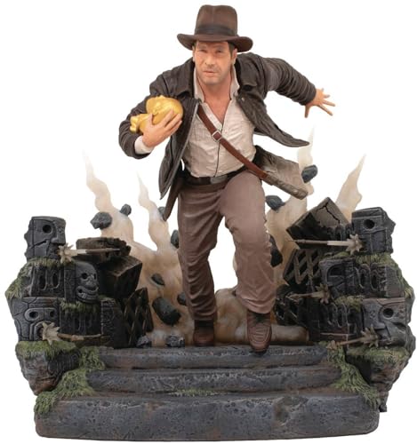 Diamond Select Indiana Jones 1 – Flucht mit Idol – Figur Deluxe Gallery, 25 cm Diamond Select Indiana Jones 1 – Flucht mit Idol – Figur Deluxe Gallery, 25 cm von Diamond Select Toys