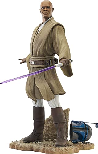 Diamond Select Toys Diamond Select - Star Wars Premier Collection AOTC Mace Windu Statue von Diamond Select Toys