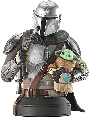 Diamond Select - Star Wars The Mandalorian with Grogu 1/6 Scale Px Bust von Diamond Select Toys