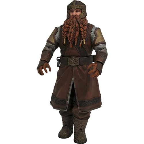 Diamond Select FEB208568 Lord of The Rings Gimli Action Figur 14,5Cm, Mehrfarbig von Diamond Select Toys