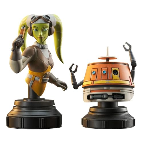 Diamond Select Toys Star Wars Rebels 2er Pack Büste Hera & Chopper 15 cm von Diamond Select Toys