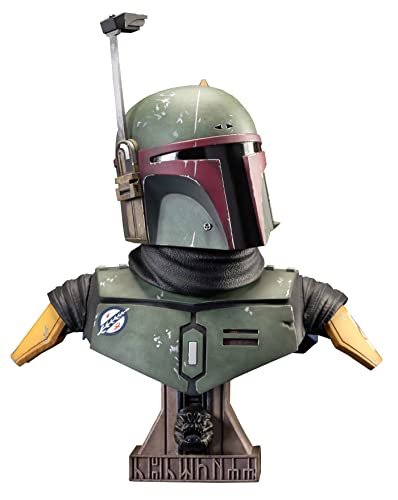 Diamond Select Toys Star Wars: The Mandalorian: Boba Fett Legenden in 3 Dimensionen 1:2 Brust, Mehrfarbig, JAN221986 von Diamond Select Toys