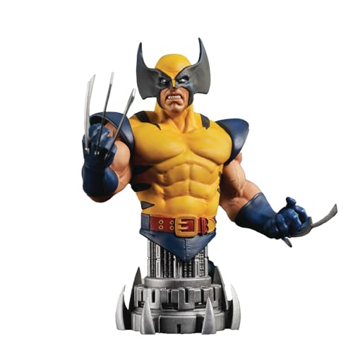 San Diego 2024 Marvel Comics Yellow Wolverine Bust von Diamond Select Toys