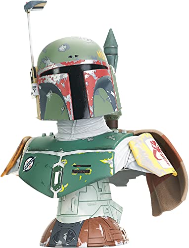 Diamond Select Toys Diamond Select 198125 Star Wars: The Empire Strikes Back: Boba Fett Gentle Giant Kriege Legends in 3-Dimensionen 1:2 Maßstab Büste, Mehrfarbig, 25.40 cm von Diamond Select Toys