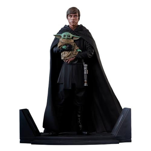 Diamond Select Toys Diamond Star Wars Premier Collection: The Mandalorian - Luke Skywalker and Grogu Statue (1/7) (FEB222120) von Diamond Select Toys