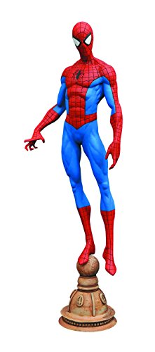 Marvel SEP162538 Spider-Man On Top PVC Statue 9, Einfarbig, Mehrfarbig, One Size von Diamond Select Toys