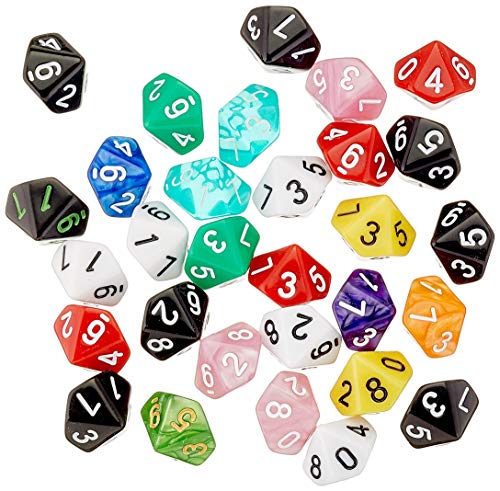 Dice4friends 70785 - Würfelset D10 Mix-Set (30) von Dice4friends