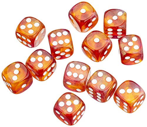 Dice4friends 70797 - Würfelset D6 Galaxy: Sunset (12) von Dice4friends