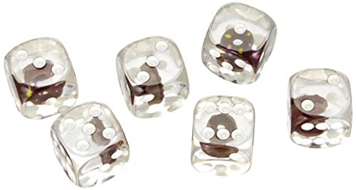 Dice4friends DIC37282 - Würfelset D6: Donut Brown (6) von Dice4friends