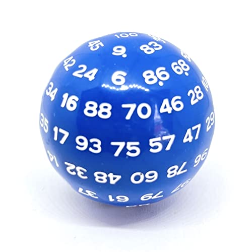 Würfel D100 Blue/White von Dice4friends