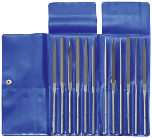 Dick 21001420 Nadelfeilen-Satz 140/2, 12-tl Plastiktasche Länge 140mm 1 Set von Dick