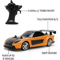 JADA TOYS 9336313314R00 Fast&Furious RC Drift Mazda RX-7 1:24 RC Einsteiger Modellauto Elektro Sportwagen JADA TOYS 9336313314R00 Fast&Furious RC Drift Mazda RX-7 1:24 RC Einsteiger Modellauto Elektro Sportwagen von Dickie Spielzeug GmbH & Co. KG