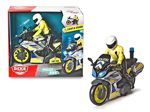 Dickie SOS Polizei-Motorrad, 17 cm von Dickie Toys