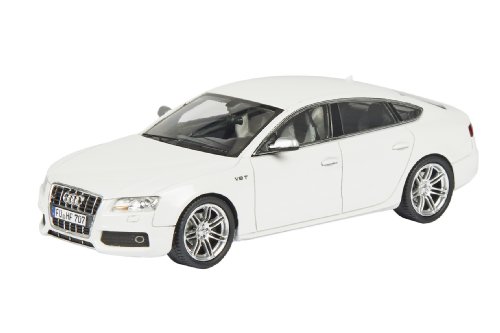 Dickie-Schuco 450880700 - Audi S5 Sportback 1:43, Resin Exklusiv Edition, Limited Edition: 500 Stück, Klarsichtvitrine mit Sammlerumkarton, ibis weiß von Dickie Toys