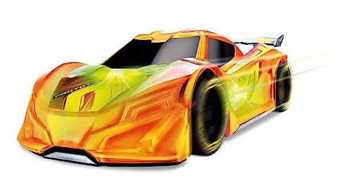 Dickie Toys 203763002 - Lightstreak Racer, Rennauto mit Friktionsantrieb, mit Licht- und Soundfunktion, 20cm Orange von Dickie Toys