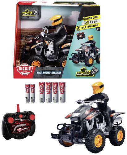 Dickie Toys 201104010 Mud Quad 1:18 RC Einsteiger Modellauto Elektro Quad von Dickie Toys