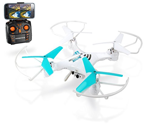 Dickie Toys 201119437 - RC DT-QL Livecam Quadrocopter, funkferngesteuerter Quadrokopter mit Live-Kameraübertragung, 30 cm von Dickie Toys