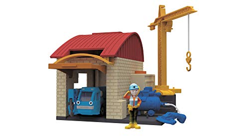 Dickie Toys 203133010 Bob Baumeister Garagen Spielset Spielgarage mit vielen Funktionen, Kran Heppo, 10 x 12 cm von Dickie Toys