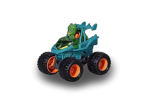 Dickie Toys PJ Masks Single Pack Gecko Mega Wheelz, inkl. Gecko-Figur, große Reifen, 1:64, 9 cm von Dickie Toys