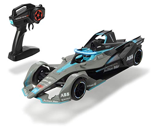 Dickie Toys Formula E Gen2 RC Auto, RC Rennauto, Gun-Controller, Attack-Modus, Halo-Lichteffekt, 8 bis max. 11 km/h, USB-Ladefunktion, inkl. Batterien, 36 cm, ab 6 Jahren von Dickie Toys