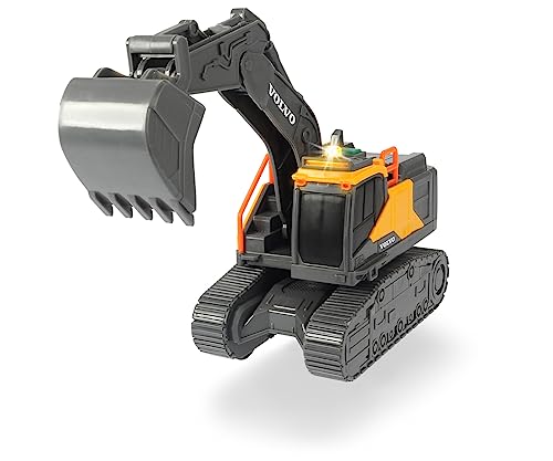 Dickie Toys 203723005 Volvo Kettenbagger, Licht & Sound, inkl. Batterien, 23 cm groß, gelb/grau Dickie Toys 203723005 Volvo Kettenbagger, Licht & Sound, inkl. Batterien, 23 cm groß, gelb/grau von Dickie Toys