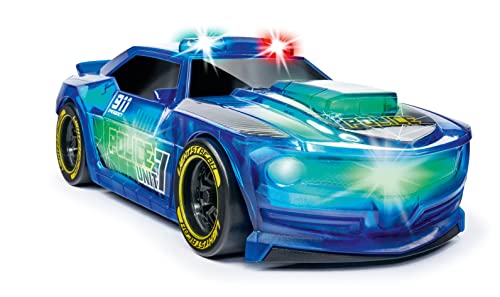 Dickie Toys 203763001 Lightstreak Police, leuchtendes Polizeiauto, Rennauto mit Friktionsantrieb, Licht & Soundwechsel, Polizeiwagen, inkl. Batterien, 20 cm, blau Dickie Toys 203763001 Lightstreak Police, leuchtendes Polizeiauto, Rennauto mit Friktionsantrieb, Licht & Soundwechsel, Polizeiwagen, inkl. Batterien, 20 cm, blau von Dickie Toys