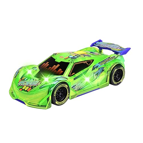 Dickie Toys 203763009X06 - Speed Tronic Rennwagen Speed Tronic Rennwagen mit Reibungsmotor, Audio-Funktionen und Lichteffekte, 20 cm, Ab 3 Jahren von Dickie Toys