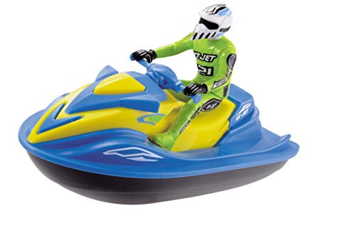 Dickie Toys 203772003 batteriebetriebener Jet Ski mit Figur, Spielzeugjetski, schwimmfähig, 2 verschiedene Farben, zufällige Auswahl, 18 cm, ab 3 Jahren von Dickie Toys