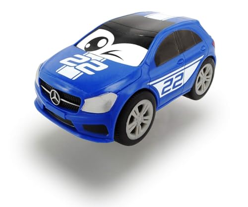 Dickie 203811000 Toys Mercedes A-Klasse Squeezy mit knautschbarer Karosserie, weicher, knautschbarer Body, farbecht und speichelfest, abgerundete Kanten, 3-fach sortiert, 11 cm von Dickie Toys