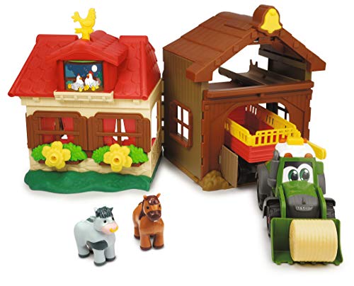 Dickie Toys 203818000 Happy Farm House, Abenteuer auf dem Bauernhof, Set für Kinder ab 1 Jahr, Traktor, mit Tieren, Licht & Sound Dickie Toys 203818000 Happy Farm House, Abenteuer auf dem Bauernhof, Set für Kinder ab 1 Jahr, Traktor, mit Tieren, Licht & Sound von Dickie Toys