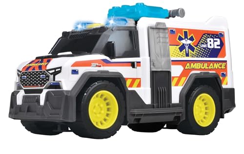 Dickie Toys - Medical Responder (30 cm) - großer Krankenwagen ab 3 Jahre mit Schussfunktion & Zubehör, Spielzeug-Rettungswagen für Kinder mit Licht & Sound, inkl. Batterien von Dickie Toys