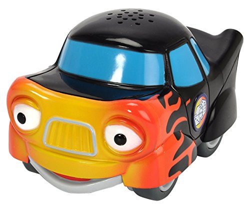 Dickie Toys - Helden der Stadt, Tobi Turbo, das Rennauto mit Licht, originalen Liedern, Sounds und Freilauffunktion, inkl. Sammelkarte mit Geheimcode von Dickie Toys