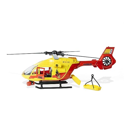 Dickie Toys - UME Rettungshubschrauber 36cm, Spielzeug Hubschrauber, Propeller an Seil, Licht und Ton, Trage, Spielzeug Kinder Mädchen ab 3 Jahren (203716024SI5) von Dickie Toys