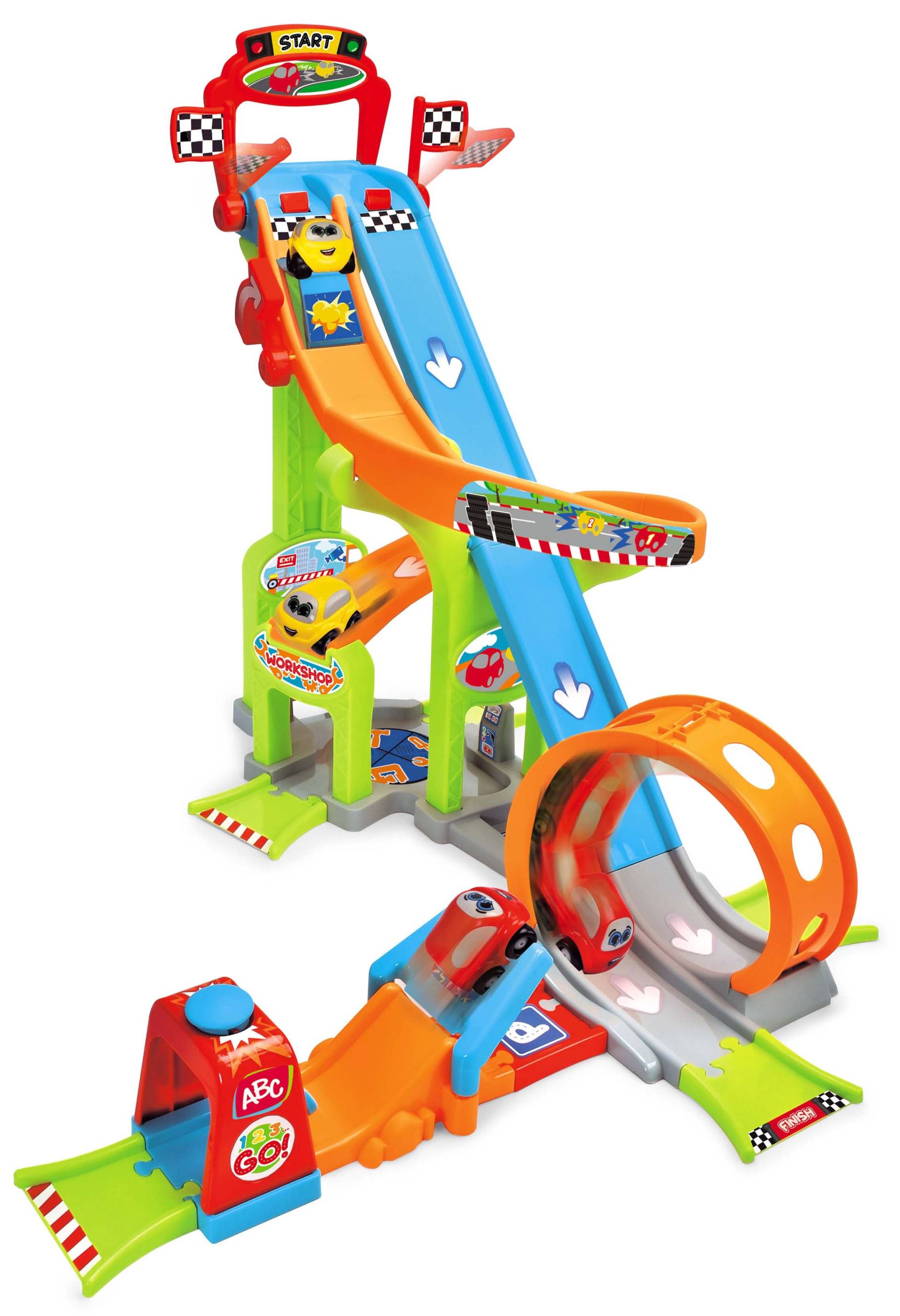 Dickie Toys Jays Jump N Fun Tower Autorennbahn von Dickie Toys