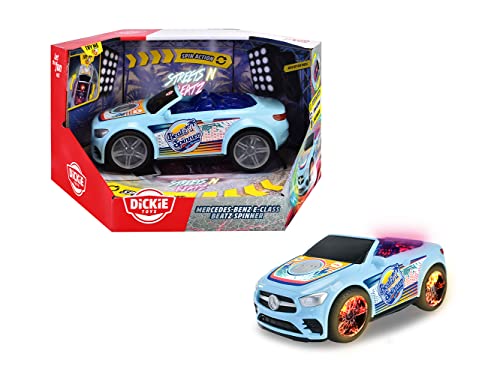 Dickie Toys - Mercedes-Benz E-Klasse Beat Spinner (23,5 cm) - tanzendes Streets N BEATZ Spielzeugauto, motorisiert, Pop-Musik & Farbwechsel, batteriebetrieben, Auto für Kinder ab 3 Jahre von Dickie Toys