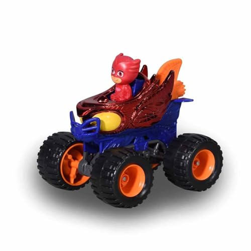 Dickie Toys PJ Masks Single Pack Eulette Mega Wheelz, inkl. Eulette-Figur, große Reifen, 1:64, 9 cm von Dickie Toys