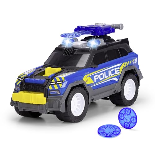 Dickie Toys - Police SUV (30 cm) - großes Polizeiauto ab 3 Jahre mit Schussfunktion & Zubehör, Polizei-Spielzeug für Kinder mit Licht & Sound, inkl. Batterien von Dickie Toys