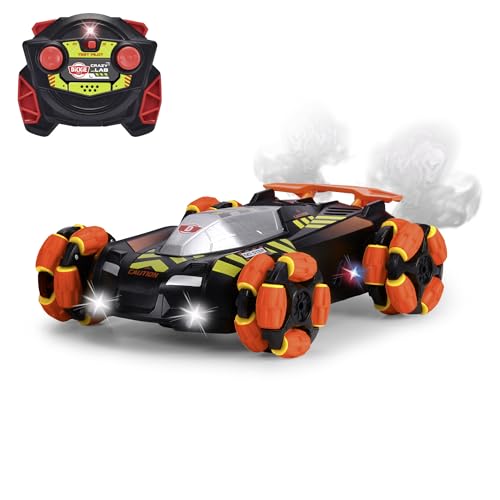 Dickie Toys - RC Auto Area Drifter (25 cm) - ferngesteuertes Auto ab 6 Jahre mit coolen Licht- & Rauch-Effekten, Remote Control Car für Kinder, 8 km/h, 2,4 GHz Fernbedienung, inkl. Batterien & Akku von Dickie Toys