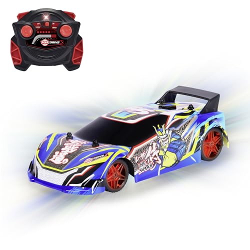 Dickie Toys - RC Auto Laser Samurai (22 cm) - ferngesteuertes Auto ab 6 Jahre mit Licht & Sounds, Remote Control Car für Kinder, 10 km/h, 2,4 GHz Fernbedienung, inkl. Batterien von Dickie Toys