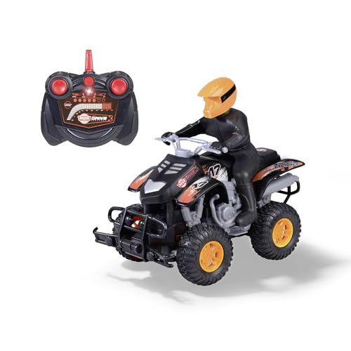 Dickie Toys - RC Auto Mud Quad (21 cm) - ferngesteuertes Auto ab 6 Jahre mit Gummireifen, Remote Control Car für Kinder, 12 km/h, 2,4 GHz Fernbedienung, inkl. Batterien von Dickie Toys