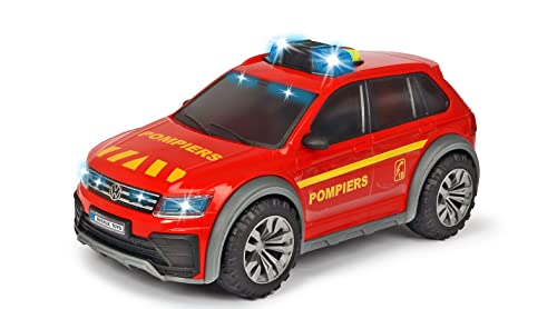 Dickie – Volkswagen Tiguan – 25 cm – Feuerwehrauto – Geräusch- und Lichteffekte – ab 3 Jahren – 203714016002 von Dickie Toys