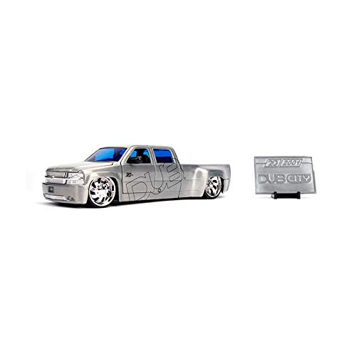 Jada Toys 1999 Chevy Silverado Dooley, Wave 5, Die-Cast-Fahrzeug mit Freilauf, Jada Toys 20-jähriges Jubiläum von Dickie Toys