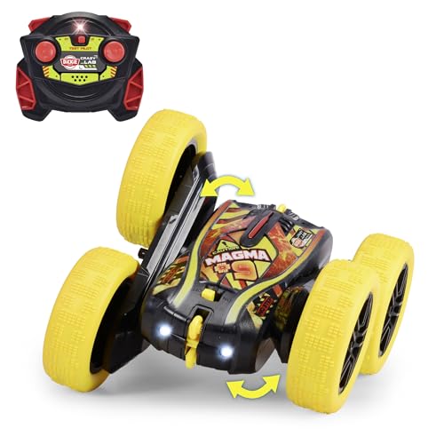 Dickie Toys - RC Auto Fire 'n' Frost Flippy (16 cm) - ferngesteuertes Auto ab 6 Jahre mit 360°-Flips und Licht, Remote Control Car für Kinder, 8 km/h, 2,4 GHz Fernbedienung, inkl. Batterien von Dickie Toys