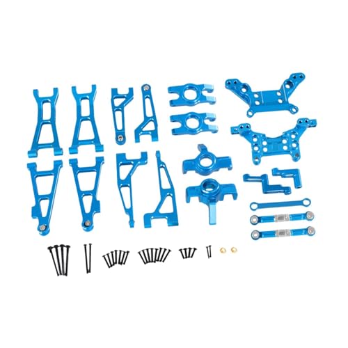 Dickly 1/16 RC -Auto -Upgrade -Set Metal DIY Ersetzen Sie das Teile Lenkt Cup Kit für 16207 16209 16208 LKW -RC -Fahrzeuge, Blau von Dickly