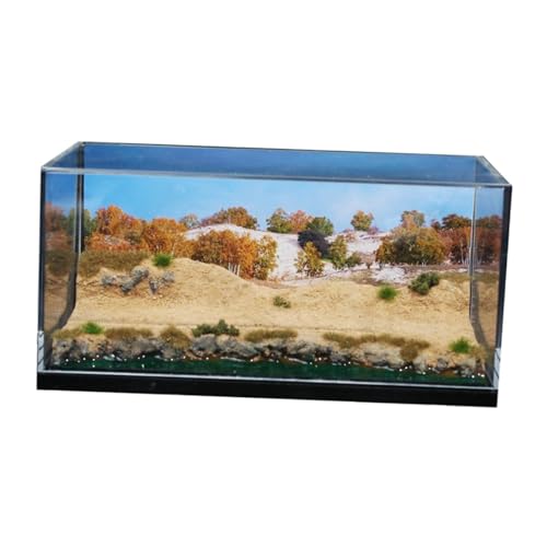 Dickly 1/64 Skala Wüste Szene Diorama Scenic Diorama Display Vitrine für Diecast Auto von Dickly