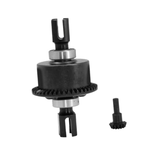 Dickly 1/8 verbessertes Differential 42T 15T RC-Autos Ersatzteil Vorne Hinten Upgrade-Zubehör für einige 1/8 RC-Automodelle, Schwarz von Dickly