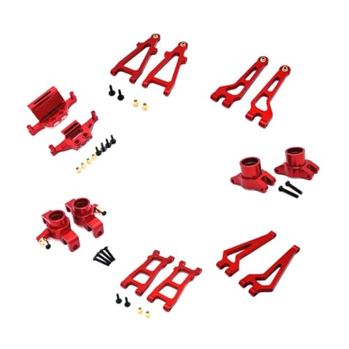 Dickly 1: 20 RC Car Upgrade Kits Front Steering Spurstange RC Trucks Ersetzt für 1/20 20208 C8811 RC Car DIY RC Car Truck, Rot von Dickly