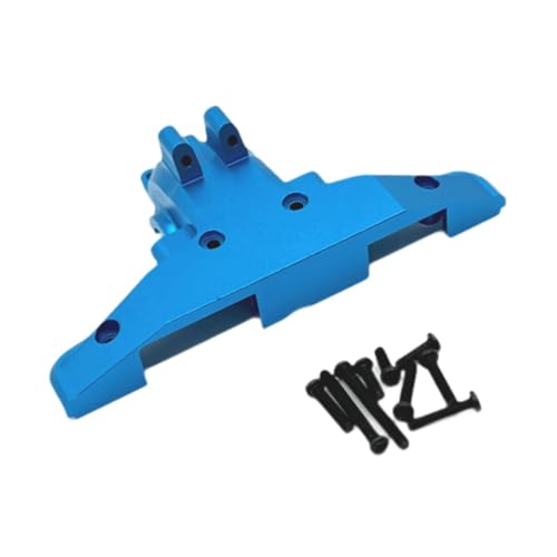 Dickly 1:16 RC-Auto, hintere Getriebeabdeckungen, Metallabdeckung für das hintere obere Differentialgehäuse, RC-Autoteil für 16101 16102 16103, DIY-Zubehör, Blau von Dickly